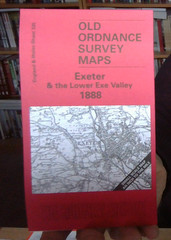 MAP OF Exeter & the Lower Exe Valley 1888 One Inch Sheet 325 by Richard Oliver