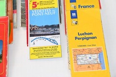 Vintage Traveller maps France x 12 Michelin etc See photos