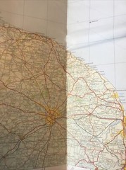 1978 Ordnance Survey Routemaster Map 6 East Midlands And Yorkshire (inc Norfolk