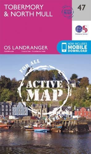Tobermory & North Mull (Map) OS Landranger Active Map