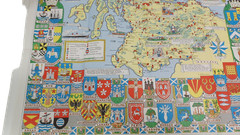 Historical Map of Scotland by L G Bullock Bartholomew Vintage