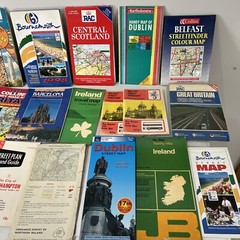 Vintage Maps Bundle Job Lot X22 Belfast Bournemouth Etc…