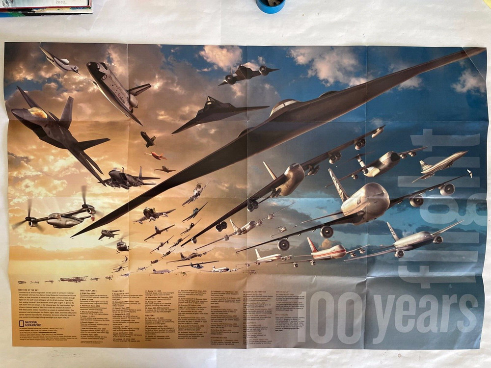 National Geographic :- ONE HUNDRED OF FLIGHT Masters of the Sky October 2003
