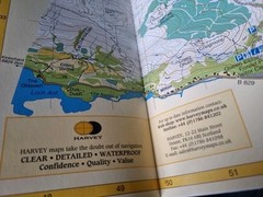 Harvey Superwalker Map 1:25 000 Ben Ledi Hills around Callander Waterproof Paper