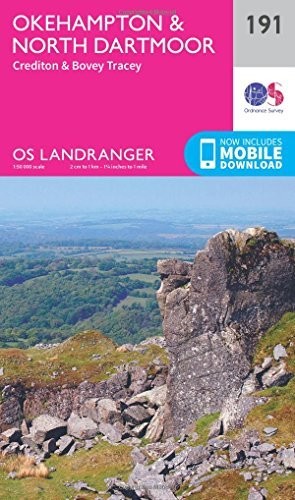 Okehampton & North Dartmoor (Map) OS Landranger Map