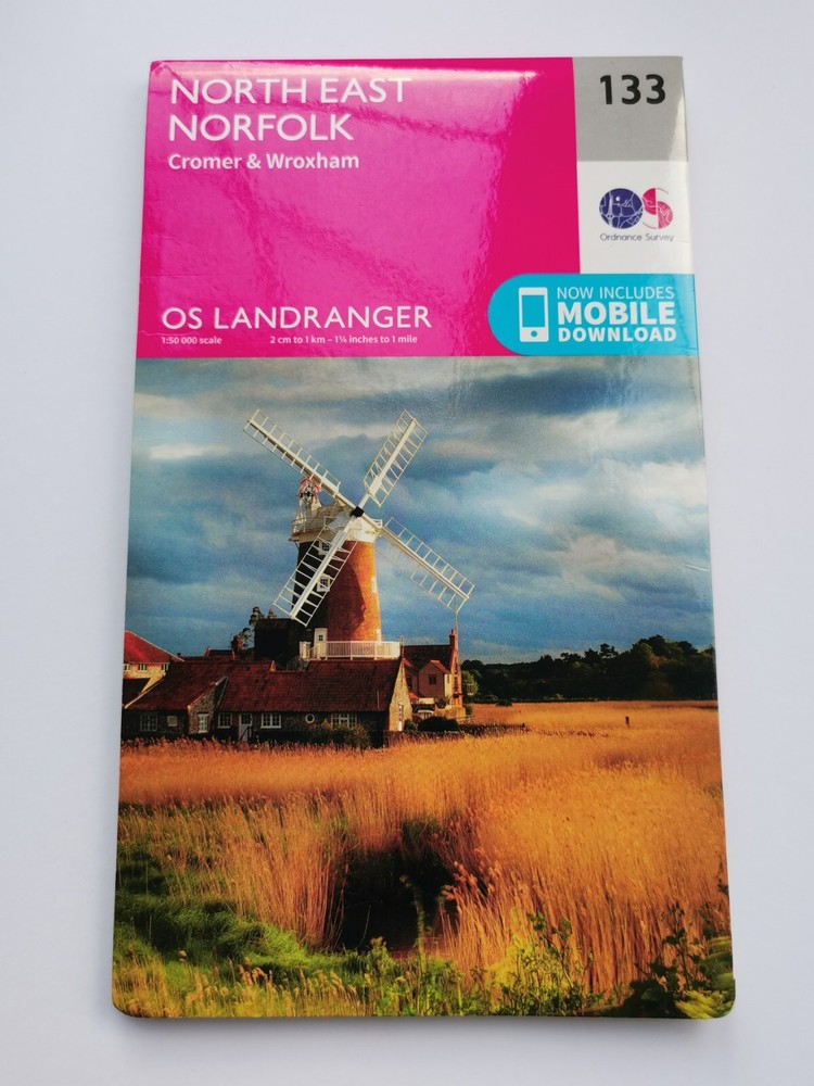 North East Norfolk, Cromer and Wroxham by Ordnance Survey (Sheet map, 2002)