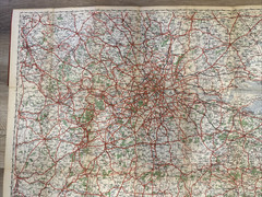 VTG 1926 (1920’s) – Daily Mail Road Map of London / South-East England E7