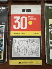 Large Bundle of 15 Ordnance Survey & Other Maps Lake & Peak District Exmoor Etc