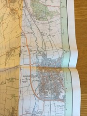 1992 Ordnance Survey Pathfinder Map 1025 TL 04/14 Bedford South And Biggleswade