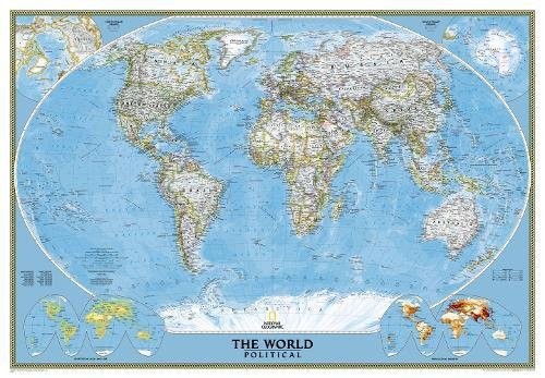 WORLD CLASSIC [MURAL] (NATIONAL GEOGRAPHIC REFERENCE MAP) **BRAND NEW**
