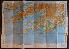Bundle 14 x Vintage Ordnance Survey Sheet Maps Paper Sheets 1935-1979 Job Lot