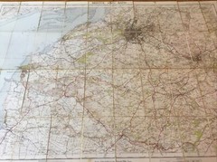 1937 Ordnance Survey One Inch Fifth Edition Cloth Map 111 Bristol And Bath