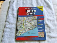 Rand McNally Fairfield County Connecticut Street FInder Atlas Spiral 2000