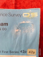 Vintage Ordnance Survey Map Hingham TG00 OS First Series 1950s Folding Map