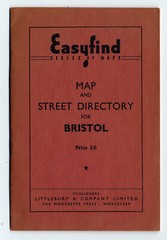 Easyfind Map & Street Directory for BRISTOL vintage 1960’s (price 2/6 undated)