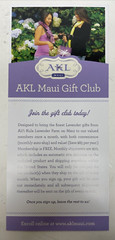 Ali’i Kula Lavender Maui Fold Out Walking Tour Guide