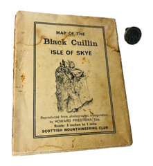 Map of the Black Cuillin Isle of Skye Vintage ra