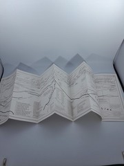 Vintage Snowdon 1980 Panorama Map Signed by Chris Jesty