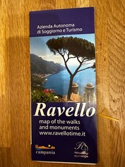 Ravello – Amalfi Area – Italy – Fold Out Map – Street and Local Area