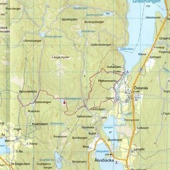 Sweden Karlstad – Outdoor map 55 1:50k Walking, hiking SALE – 50% OFF