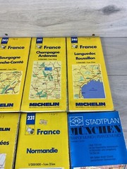 Vintage Bundle Job Lot Mainly France Michelin Road Maps Includes Others X 16
