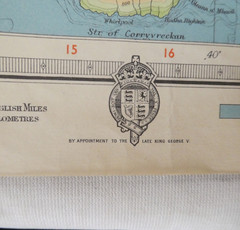 Bartholomew Revised Half Inch Sheet Map on Linen No.47 Argyll 1947