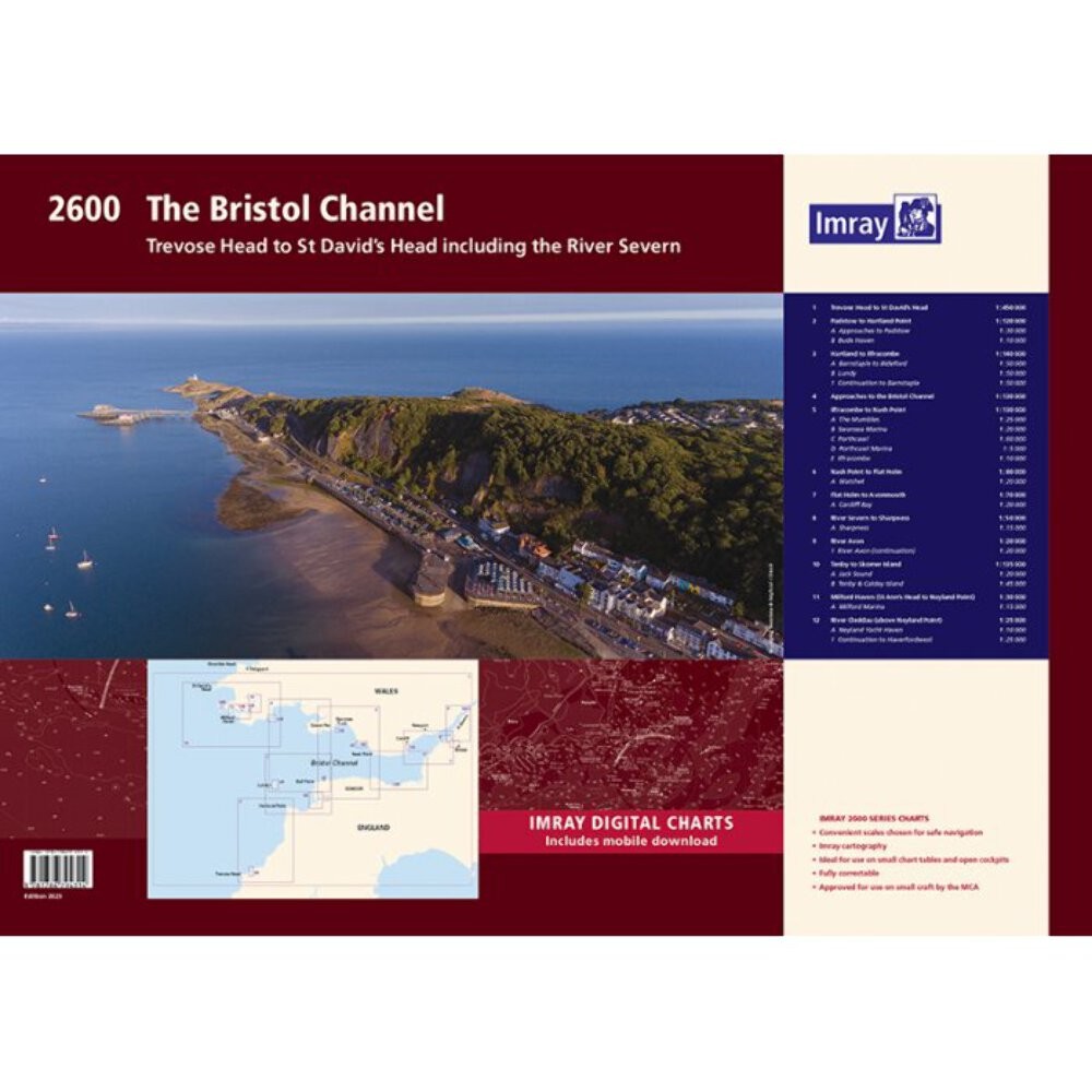 Imray Chart Pack 2600: The Bristol Channel (Spiral Bound)