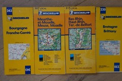 Lot of 13 Vintage Michelin France Maps VG to EXCELLENT CONDITION. SEE PHOTOS