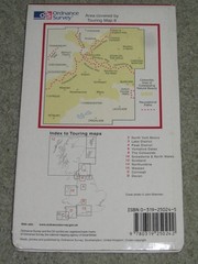 OS Ordnance Survey 1″ Touring Map 8 – The Cotswolds – 1997 edition