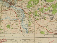 Ordnance Survey 1″ Popular edition: Sheet 122 Salisbury & Bulford; 1931 on cloth