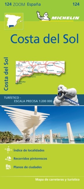 Costa del Sol – Zoom Map 124 Map by Michelin (Sheet map, folded)
