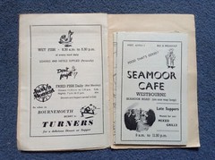 Vintage BOURNEMOUTH & POOLE Street Plan & Index – 1950s – some minor damage