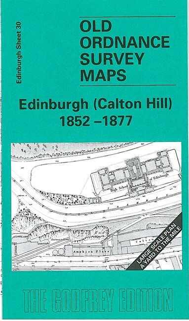 Edinburgh Calton Hill 1852-1877 Edinburgh Large Scale 30 by Barbara Morris