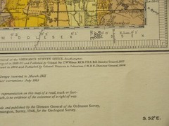 Ordnance Survey Hertford Geological map 1962 I inch to 1 mile