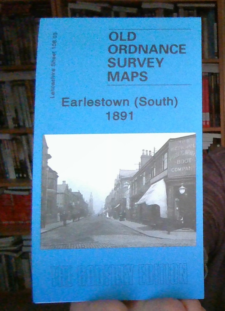 MAP OF Earlestown (South) 1891: Lancashire Sheet 108.03 by Kay Parrott NEW