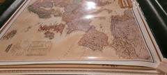 Lot of 3 VERY LARGE PRE-OWNED Laminated Maps of the WORLD, U.S.A., & EUROPE