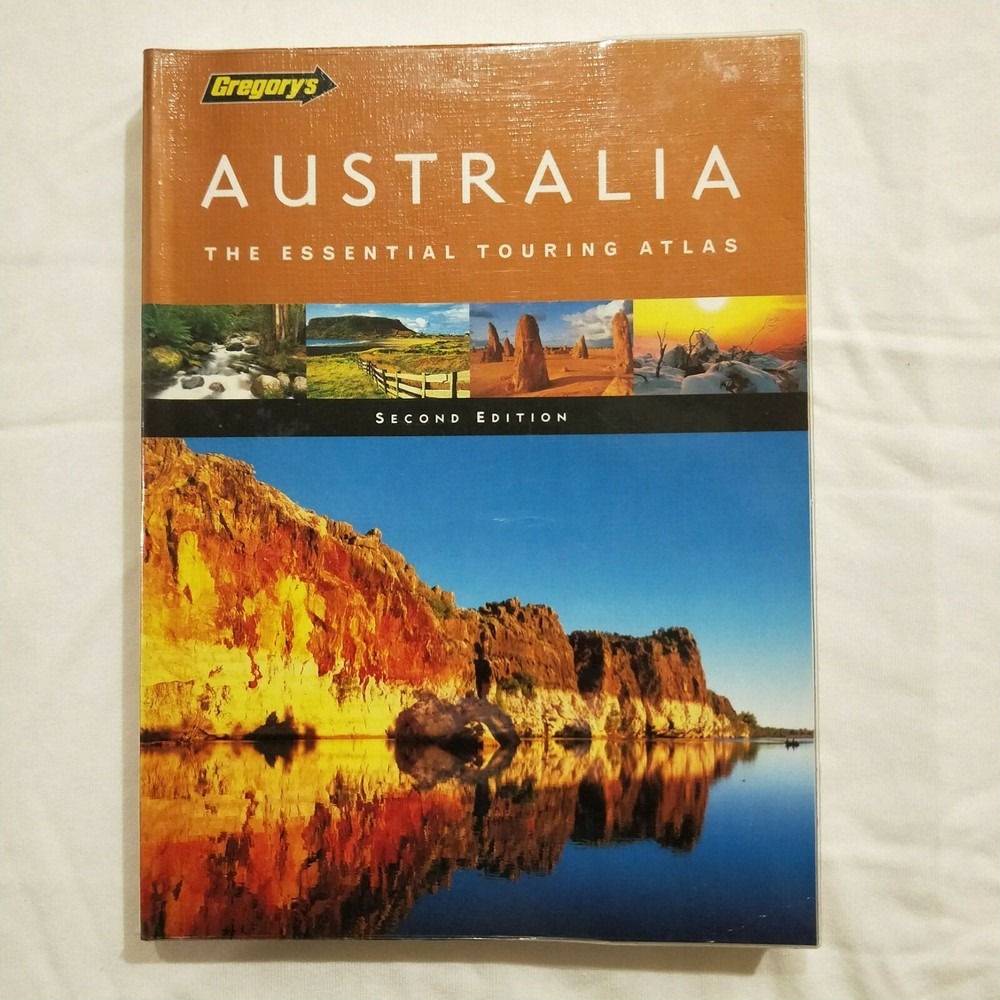 Gregory’s Australia: The Essential Touring Atlas (Paperback, 2005) *As New*
