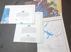 1969 OGS Water Resources Fort Smith Quadrangle OK Hydrologic Atlas 1, 4 Maps