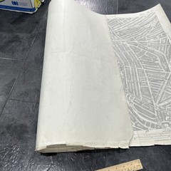 Ordnance Survey 25 Inch To The Mile Large Scale Map 1938. Queen’s Park . London