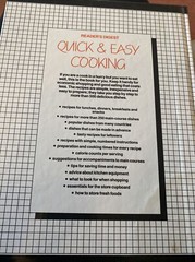 Quick and Easy Cooking Reader’s Digest Book