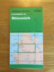 1966 Ordnance Survey Pathfinder Map 53 NC 25/35 Rhiconich (incl Kinlochbervie )