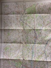 OS Ordnance Survey Landranger Map Sheet 174 Newbury & Wantage 1974 Used Map