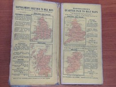 Vintage Bartholomew’s Ordnance Reduced Survey Map Sheet 32 Sussex Cloth Map