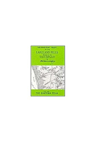 Wainwright Maps of the Lakeland Fells: Eastern Fe… by Alfred Sheet map, folded