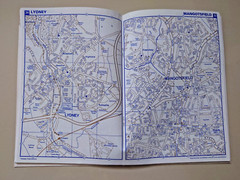 Gloucestershire Town Centre Maps & Index Estate Publications 4th Edition 2002