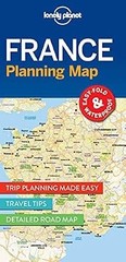 Lonely Planet France Planning Map, Lonely Planet, Used; Good Book