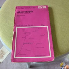 ordnance survey map Aberystwyth Sheet 135