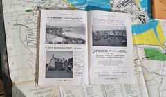 Newquay Padstow OS Linen Map St Ives Cornwall Town Guide Coach Guide AA hotels