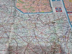 Vintage France Folding Map 1964