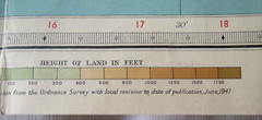 Bartholomew’s “Half Inch” cloth backed map of Pembroke (Contoured) – June 1947